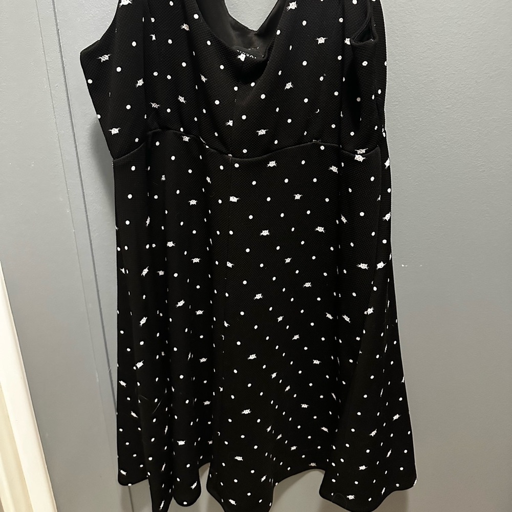 Torrid black cat dress